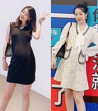 孕期长了15斤,生产前两天拍的照,谁能想到肚子里有个7斤的娃