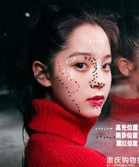 如何用高光拯救扁平五官?教你3个技巧,轻松化欧阳娜娜同款妆效