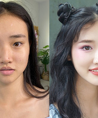 学了化妆后,才发现自己的无限可能。