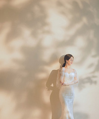每个人都需要仪式感,在夕阳落下时拍婚纱照就很有仪式感