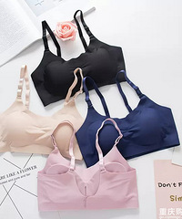 夏天放飞自我零束缚冰丝高弹无痕内衣开团