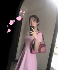 我也终于买了Coach tabby,粉拼色不要太美!