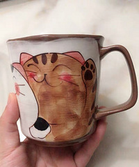 才入手的招财猫马克杯,不能拒绝的高颜值