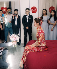 办婚礼真的太累了,圆满礼成我终于可以好好休息了