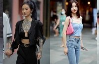 打望最新成都街拍,重庆妹子不如成都妹子会穿?
