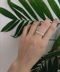 9.9包邮的珍珠戒指,真的好好看