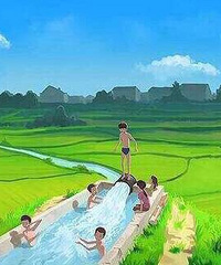 还记得你小时候没有空调的夏天是怎样度过的吗?河里洗澡、抓鱼