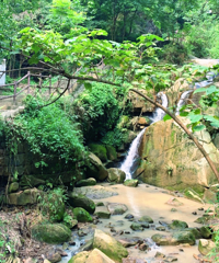 纳凉避暑何必舍近求远,南山的清水溪步道也挺香,凉快耍水看山谷