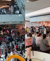 三亚免税店现在太恐怖了吧?人这么多,请问他们工资多少一个月