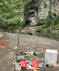 触目惊心!网红耍水地庞官渡成这个样子了?满地都是垃圾