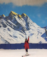 龙兴际华园室内冲浪,滑雪打卡记