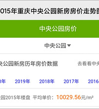 照母山、中央公园、礼嘉5年前后房价对比,礼嘉房价涨得好快