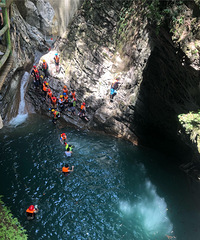 金刀峡溪降归来,人生没有什么不可以,说跳就跳!【2020夏