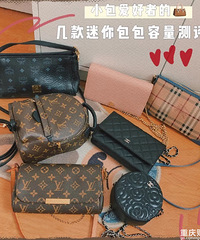 LV、香奈儿、Gucci…入门级小号包包容量测评