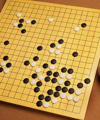 娃儿喜欢下飞行棋,带去体验了一下围棋,又爱上了下围棋