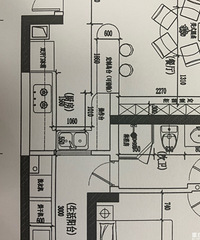 纠结,生活阳台从次卫进还是厨房进?大家来支支招
