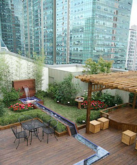 康桥融府178平上叠,终于有了梦想的屋顶花园