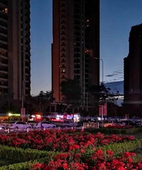 图说网红新区中央公园、照母山、西永现状,中央公园夜晚惨不忍睹