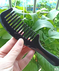 去年卖断货的手工牛角梳开团,团价10元起