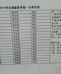 重庆南开中学2023级高一分班信息. 今年有5个“清北班”