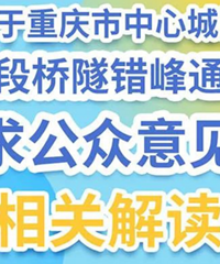 重庆中心城区高峰时段桥隧拟实行错峰通行,征求公众意见中