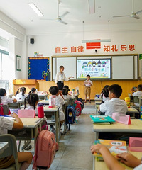 开学直击巴川量子学校新生入学,36人内精品小班,不留作业回家