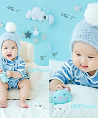 长得好哦,宝宝的肉感好Q弹