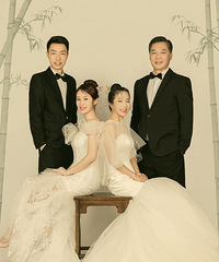 由于婆子妈颜值太高,所以我们被邀请免费拍照