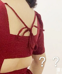 有些裙子正面看着像个人,背面仿佛是迪士尼在逃野兽!