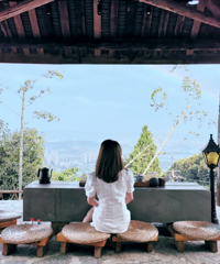 二刷玉峰山民宿,安静空气好还有桂花香,土鸡汤和泡椒鲫鱼一绝