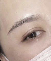 终于纹到满意的眉毛,手残党素颜出门也毫无压力