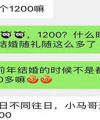高中室友结婚送多少合适,我说送600,其他人说起码要1200