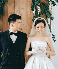 相恋4年的小情侣结婚了,每张婚纱照都是自己喜欢的样子