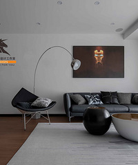 40万装好140平(含家具电器),黑黄搭配太绝了