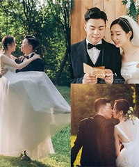 相恋4年我们结婚啦,每张都是自己喜欢的样子