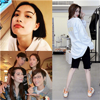 明星近况,倪妮短发不如长发美