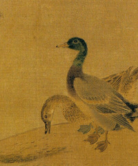 王羲之对着鹅流下了激动的“口水”……古画放大的秋天,看饿了