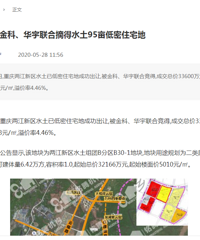 金科华宇首次联合开发,进军北区!
