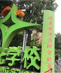 重庆星光学校放学,人人人人人,学校门口堵成停车场