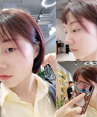 换了个不用漂的浅发色,显白又抬气质
