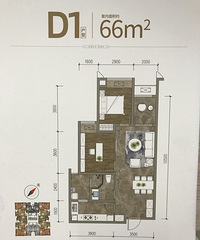 打探龙湖北滨910,套内约66-89㎡小户型,头排看江,总价约138万起