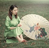 入手的旗袍拍照太美了