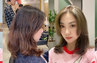 换了一个不用漂的青调发色,显白力绝了!