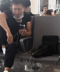 返程路上看到机场好多人都取下口罩透气,我觉得心也太大了
