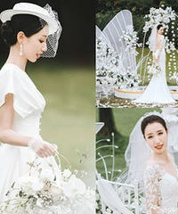 终于圆梦草坪婚礼,复古造型太满意了