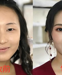 这化妆前后差别也太大了,跟妆也才2200元一天,超级划算