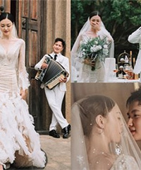 都来给点建议,婚纱照放大相框选哪张好