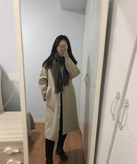 随手买的格纹混色围巾,男女都可保暖又百搭
