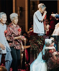 感动到哭!结婚60年的爷爷奶奶送上对戒