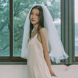 分享我的温柔杏色新娘晨袍,随手拍了几张,出片率太高了
